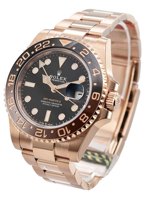 rolex gmt or rose